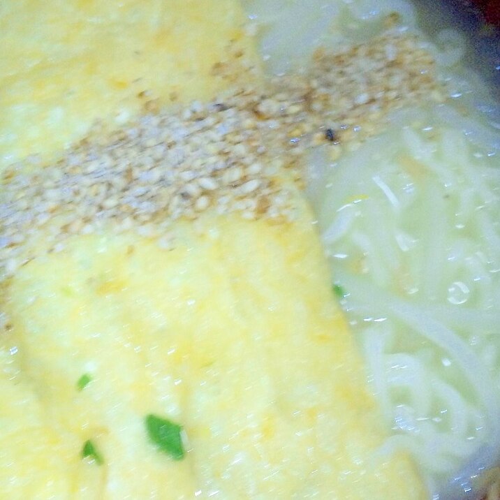 簡単美味！塩きつねラーメン